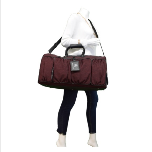 Adrienne Vittadini  Nylon 22" Multi Pocket Duffel Bag - Picture 3 of 16